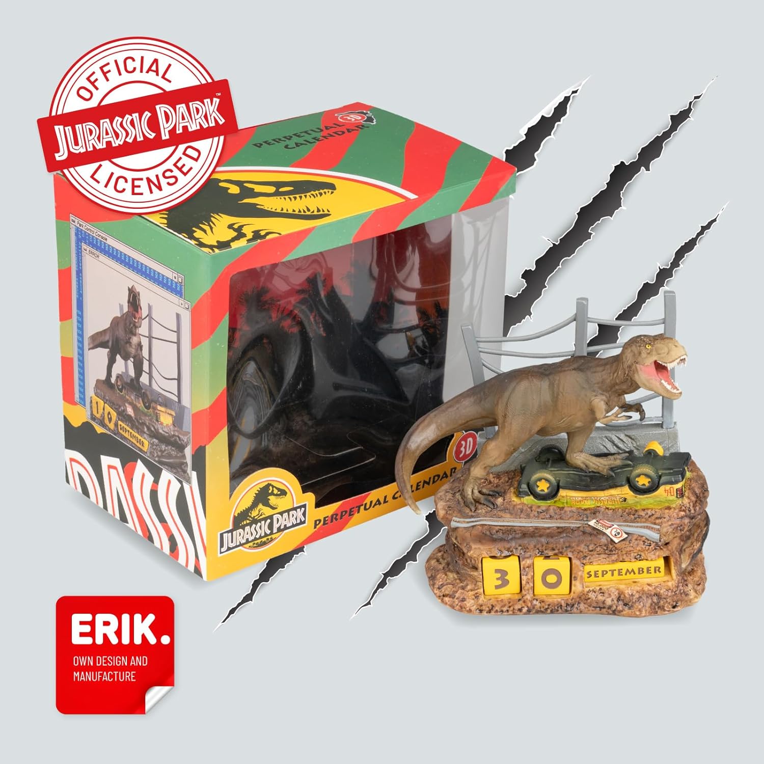 Jurassic Park 3D Perpetual Calendar Gallery Image 9