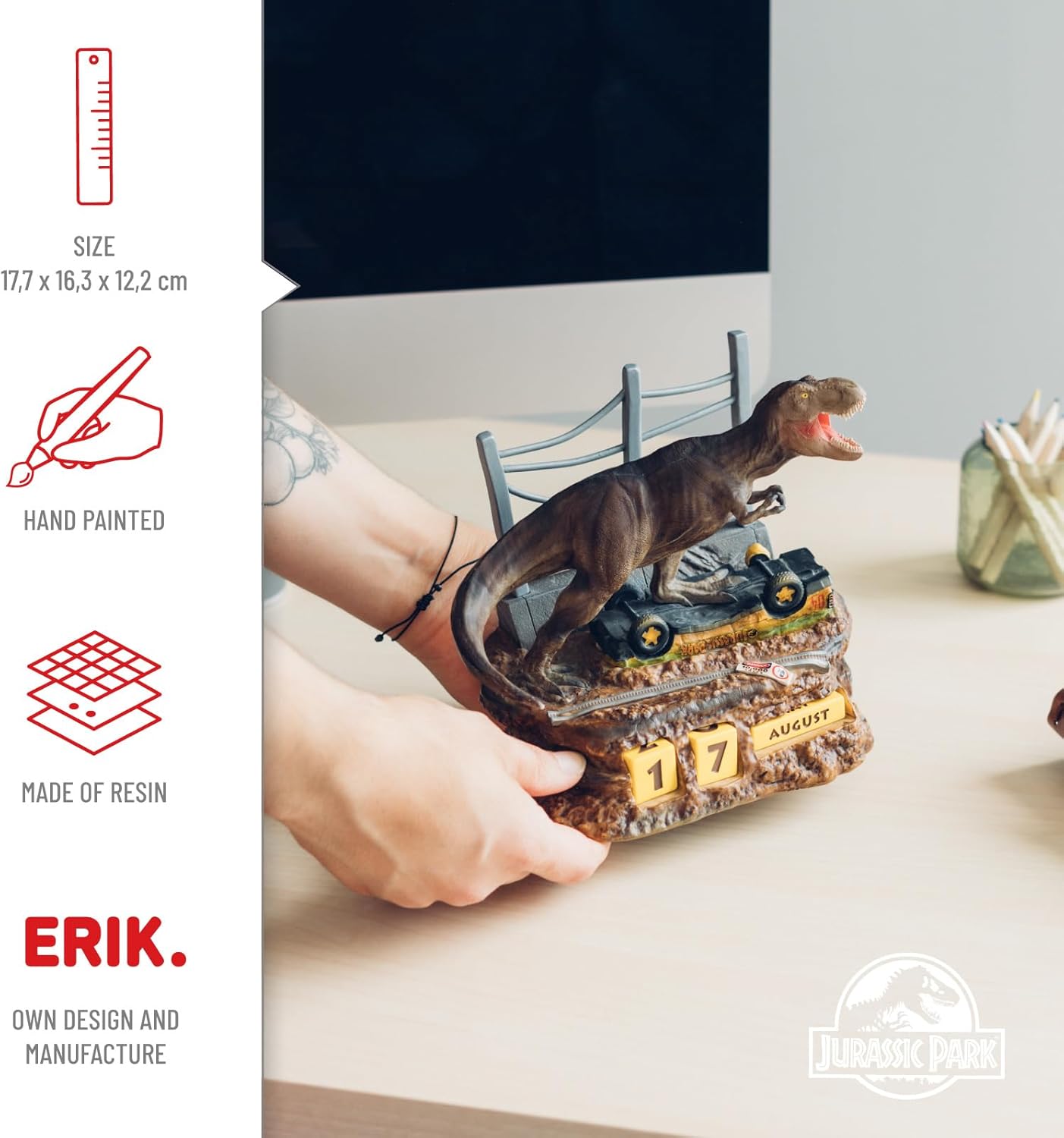 Jurassic Park 3D Perpetual Calendar Gallery Image 7