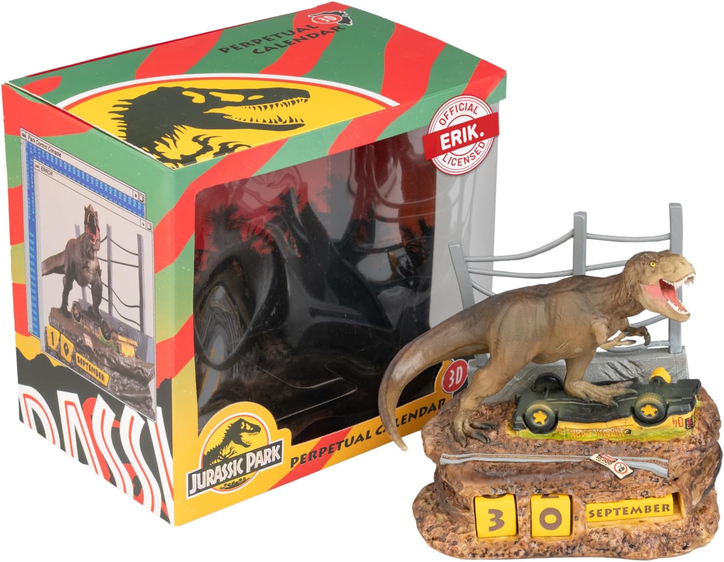 Jurassic Park 3D Perpetual Calendar Gallery Image 3
