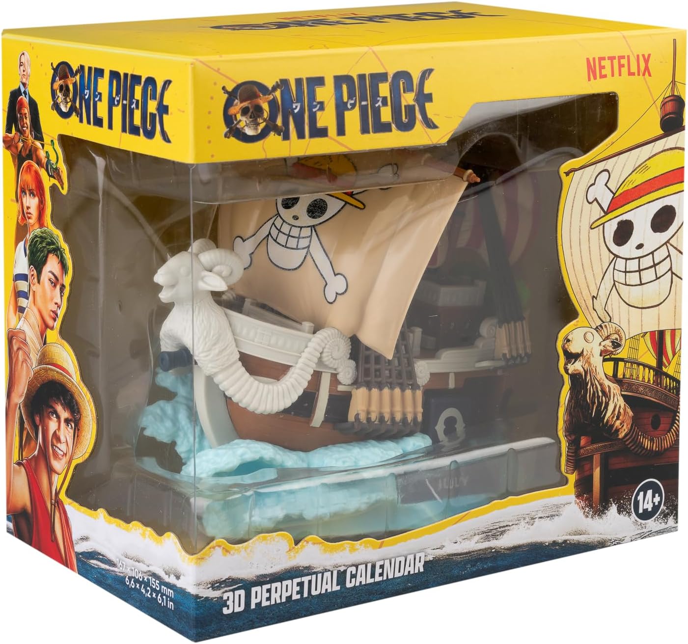 One Piece (Netflix) Going Merry 3D Perpetual Calendar Gallery Image 9