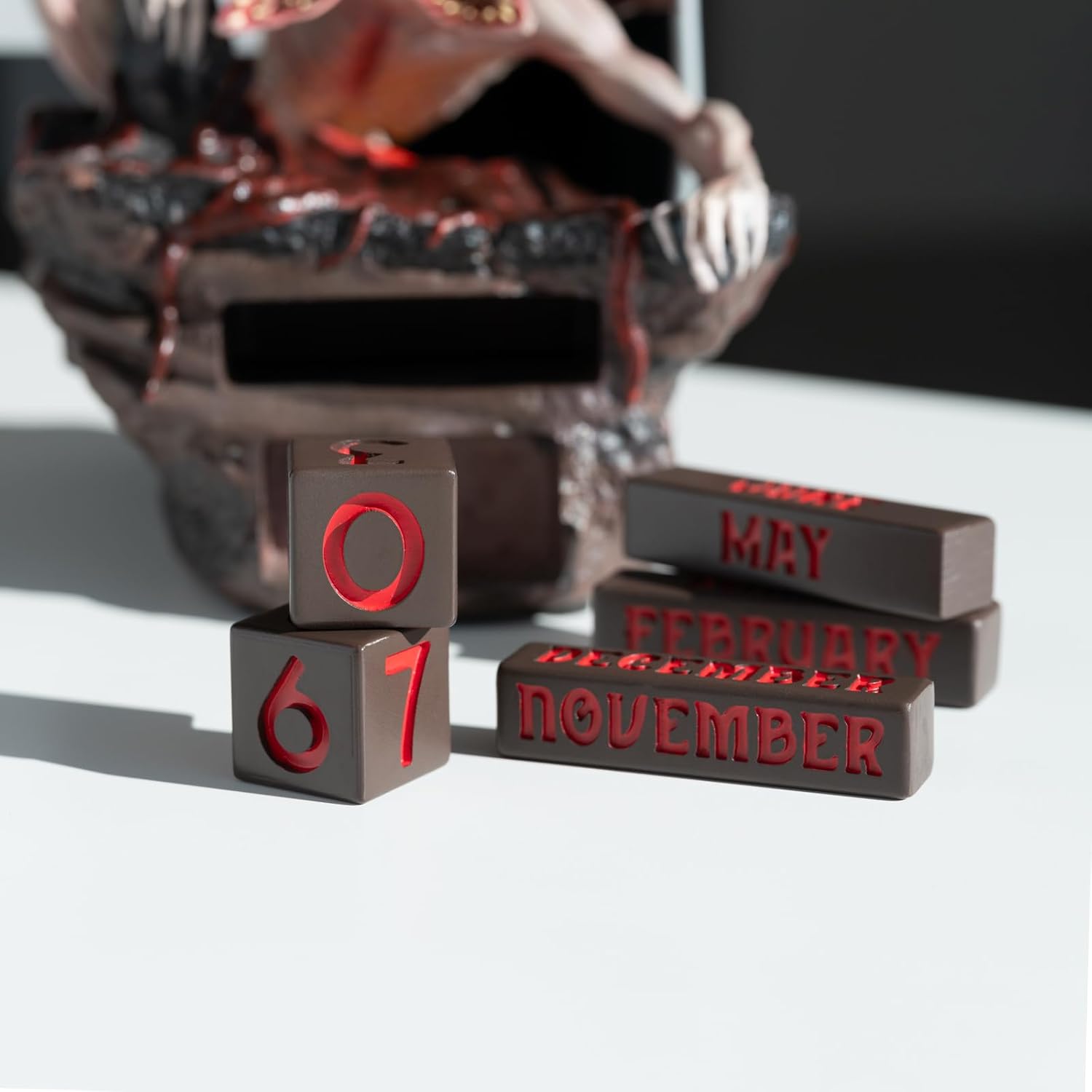 Stranger Things Demogorgon 3D Perpetual Calendar Gallery Image 4