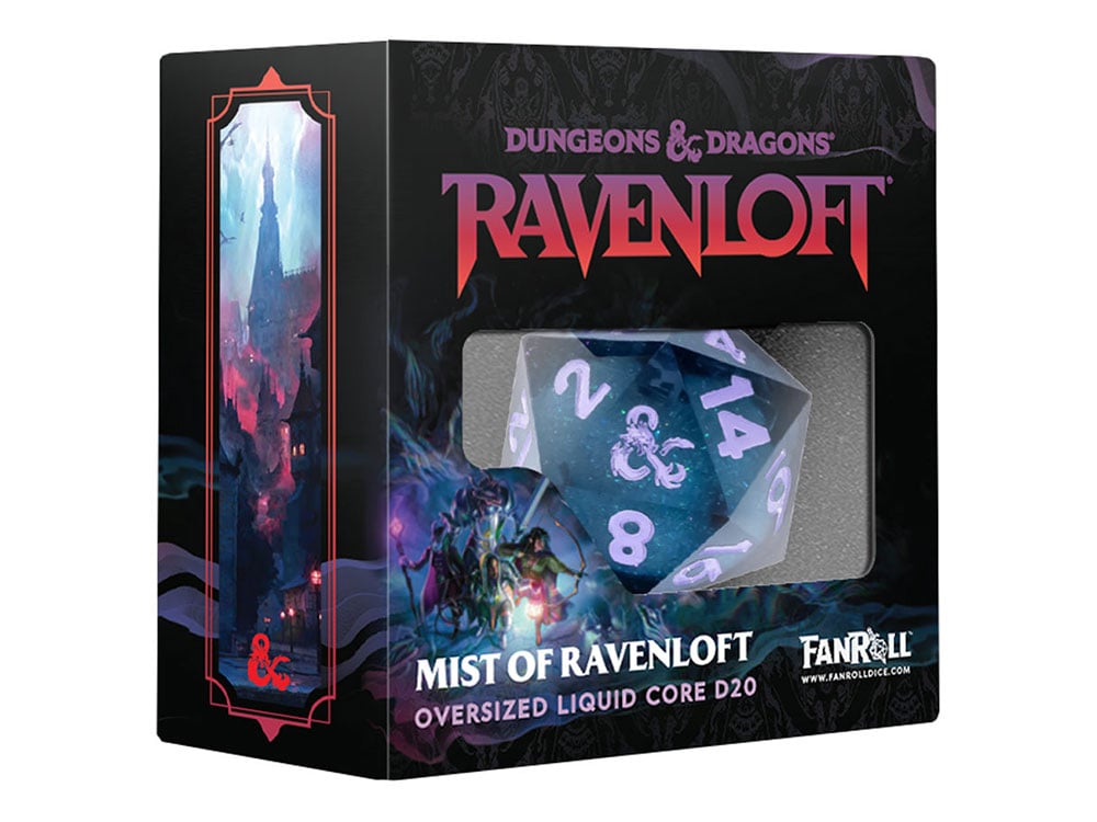 Dungeons & Dragons Mists of Ravenloft Oversized Liquid Core D20 Gallery Image 1