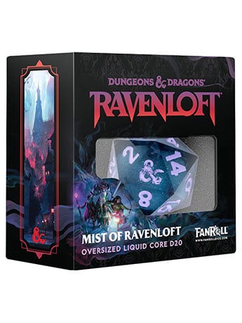 Image of Dungeons & Dragons Mists of Ravenloft Oversized Liquid Core D20