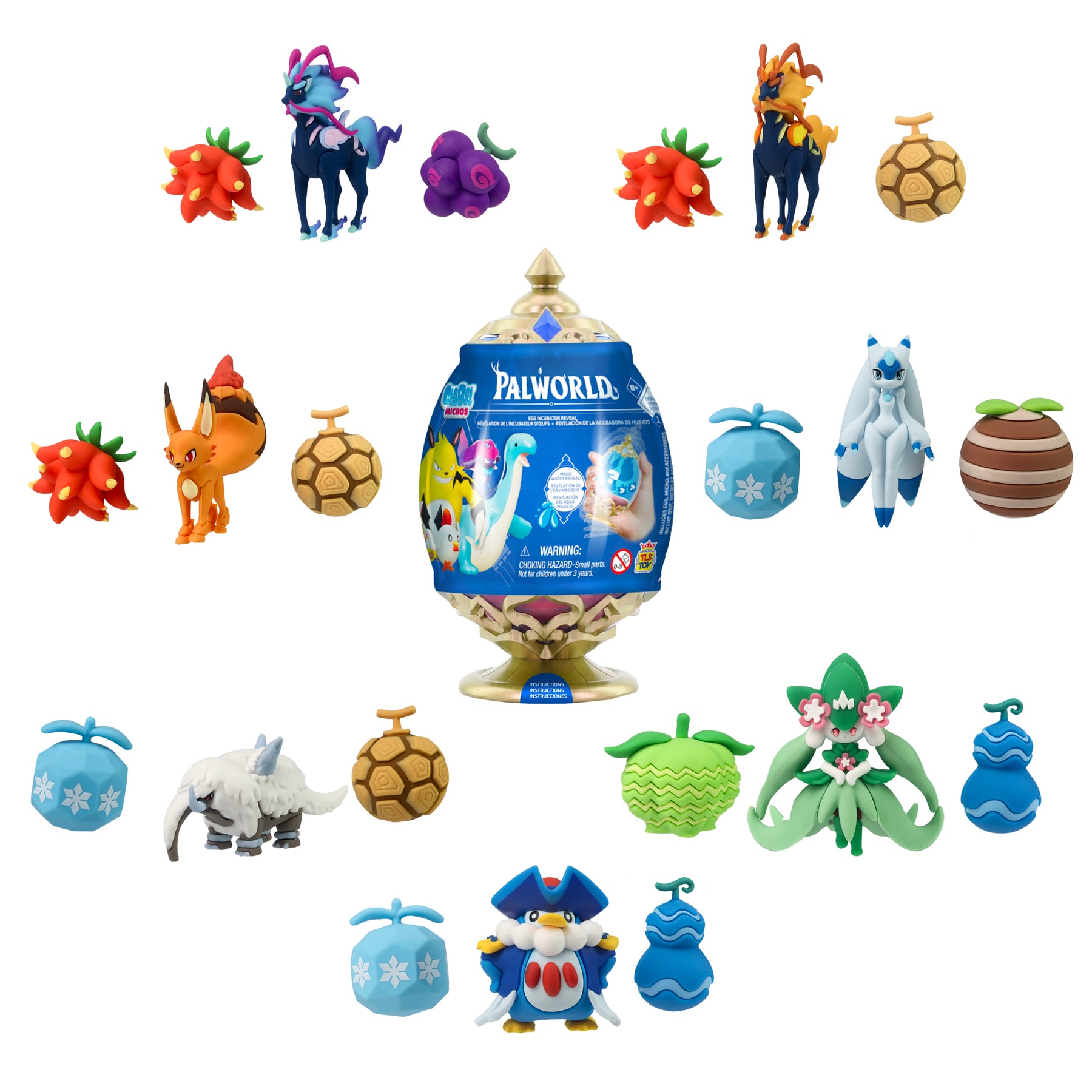 Palworld Cheebee Micros Egg Incubator Reveal Random Figure Set Gallery Image 5
