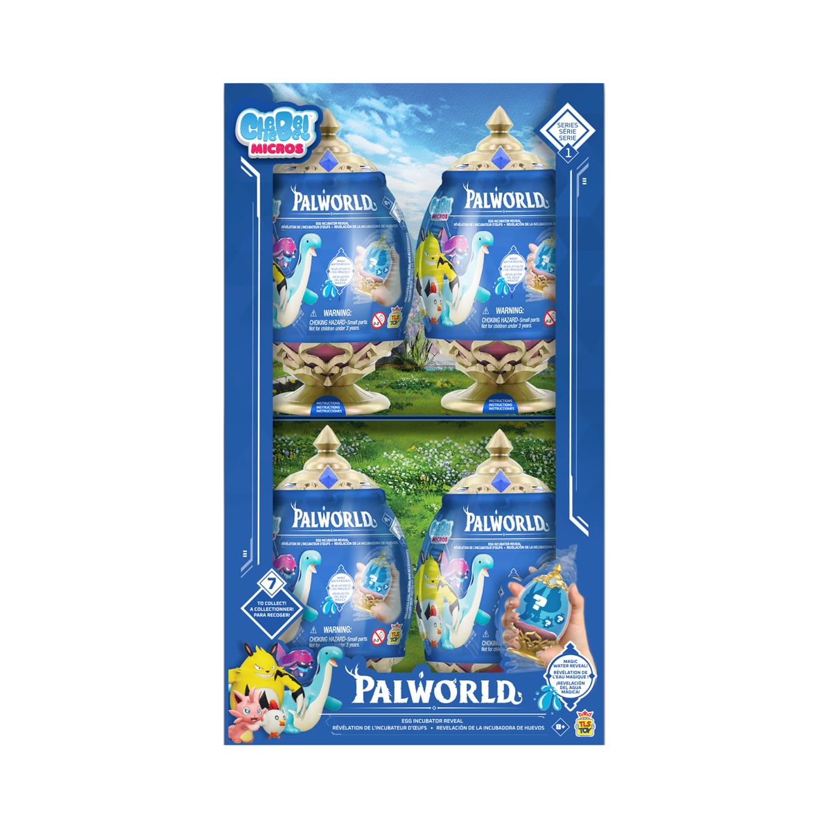 Palworld Cheebee Micros Egg Incubator Reveal Random Figure Set Gallery Image 10