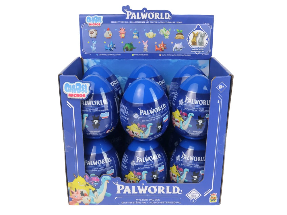 Palworld Cheebee Micros Box of 12 Random Pal Egg Figures Gallery Image 1