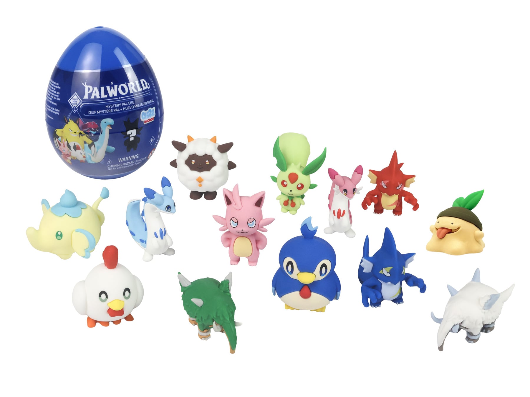 Palworld Cheebee Micros Box of 12 Random Pal Egg Figures Gallery Image 6