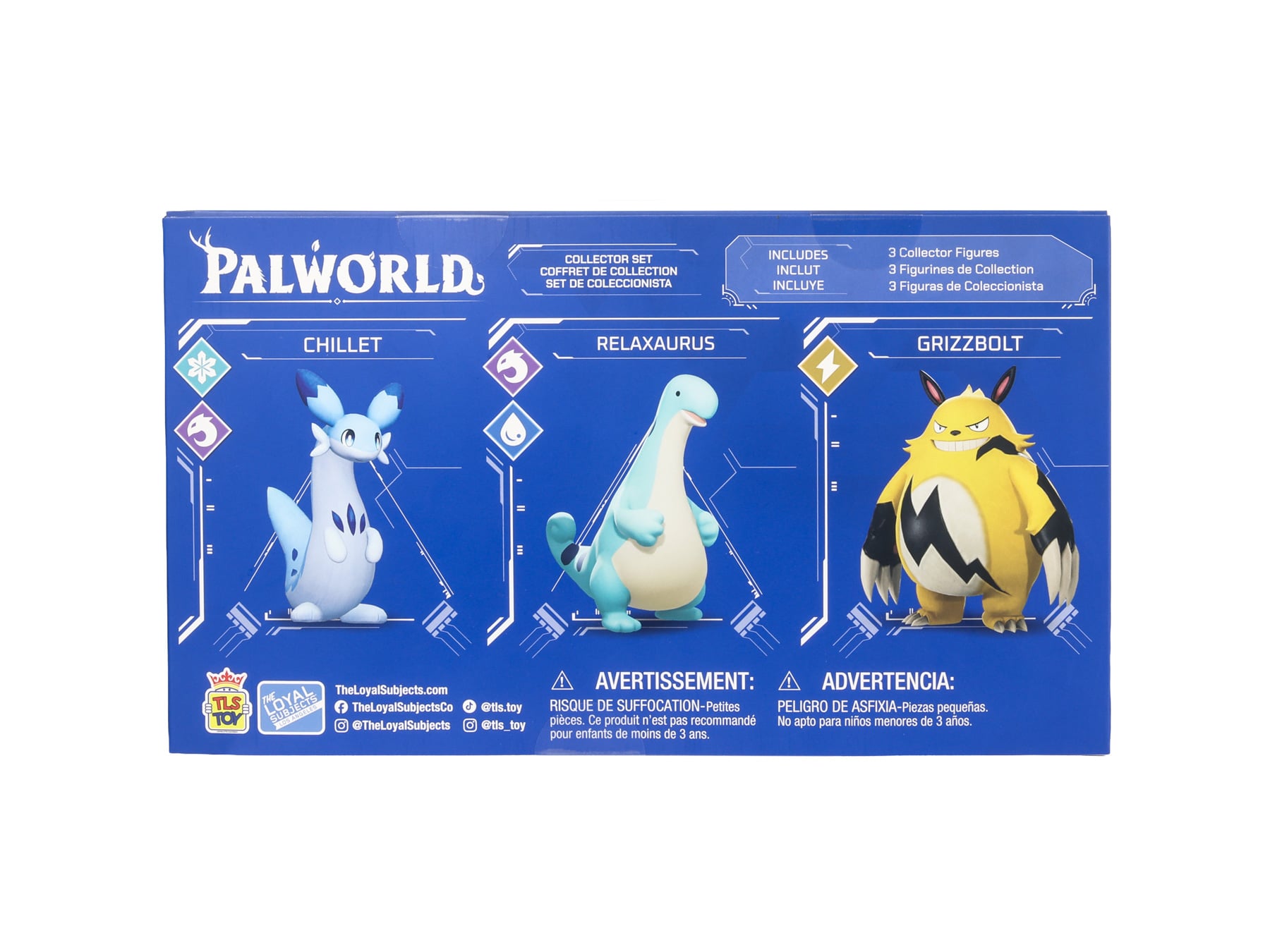 Palworld Chillet, Relaxaurus & Grizzbolt Collector Set Gallery Image 16