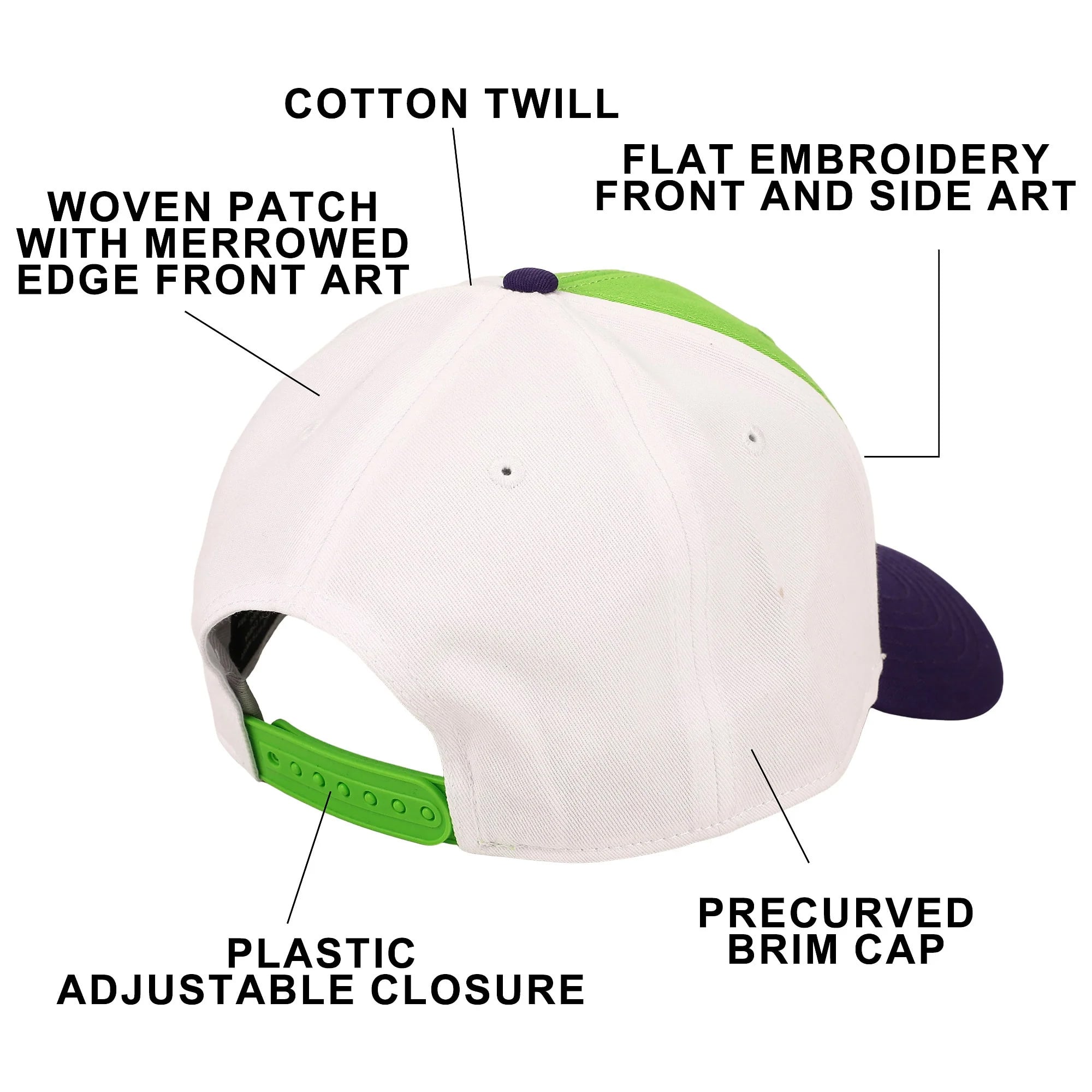 Toy Story Buzz Lightyear Space Ranger Snapback Hat Gallery Image 7