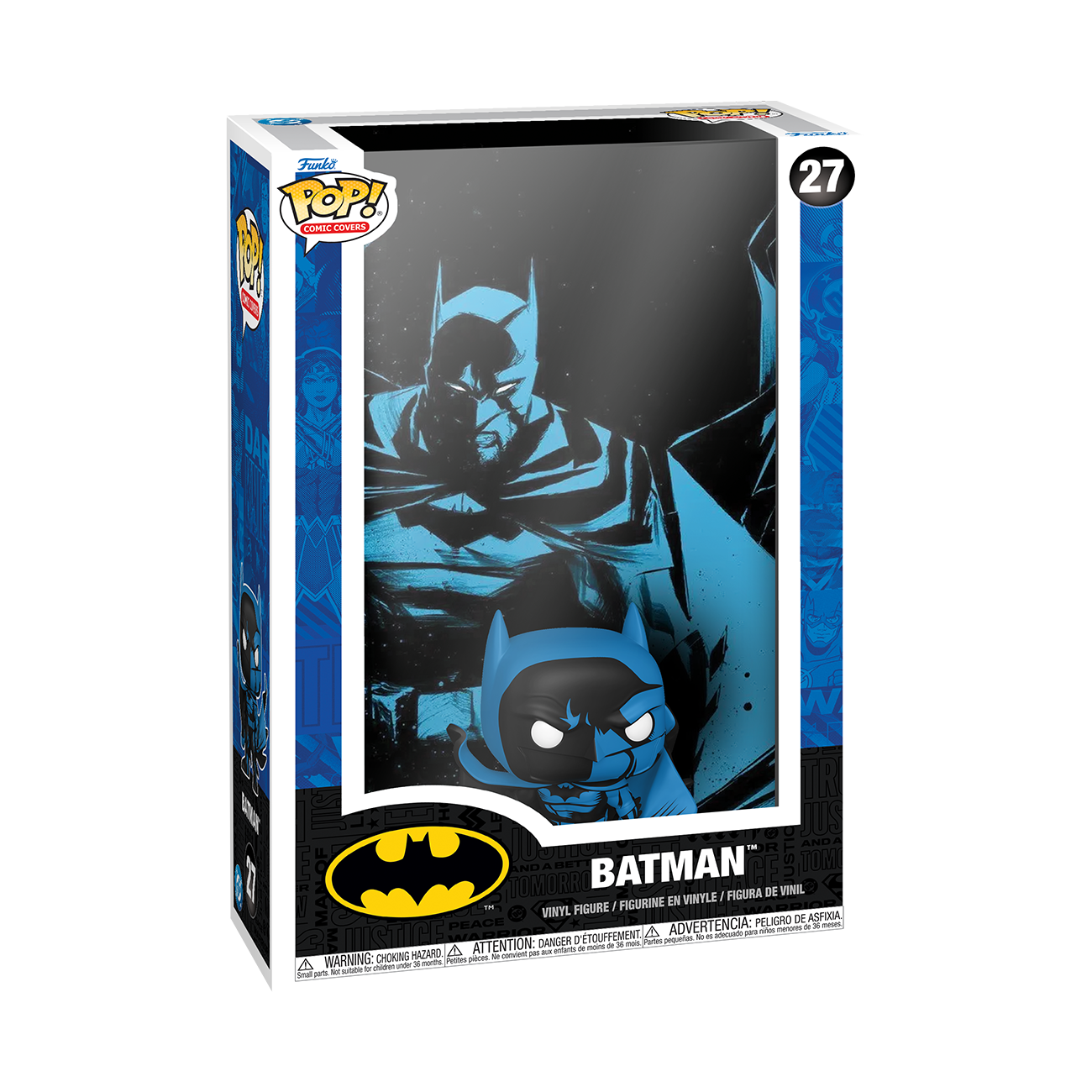 DC Batman Pop! Comic Cover #27 Batman Black & Blue Gallery Image 3