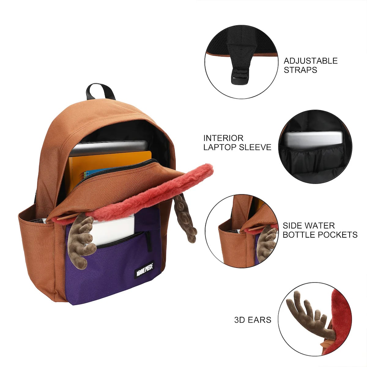 One Piece (Netflix) Chopper Novelty Backpack Gallery Image 7