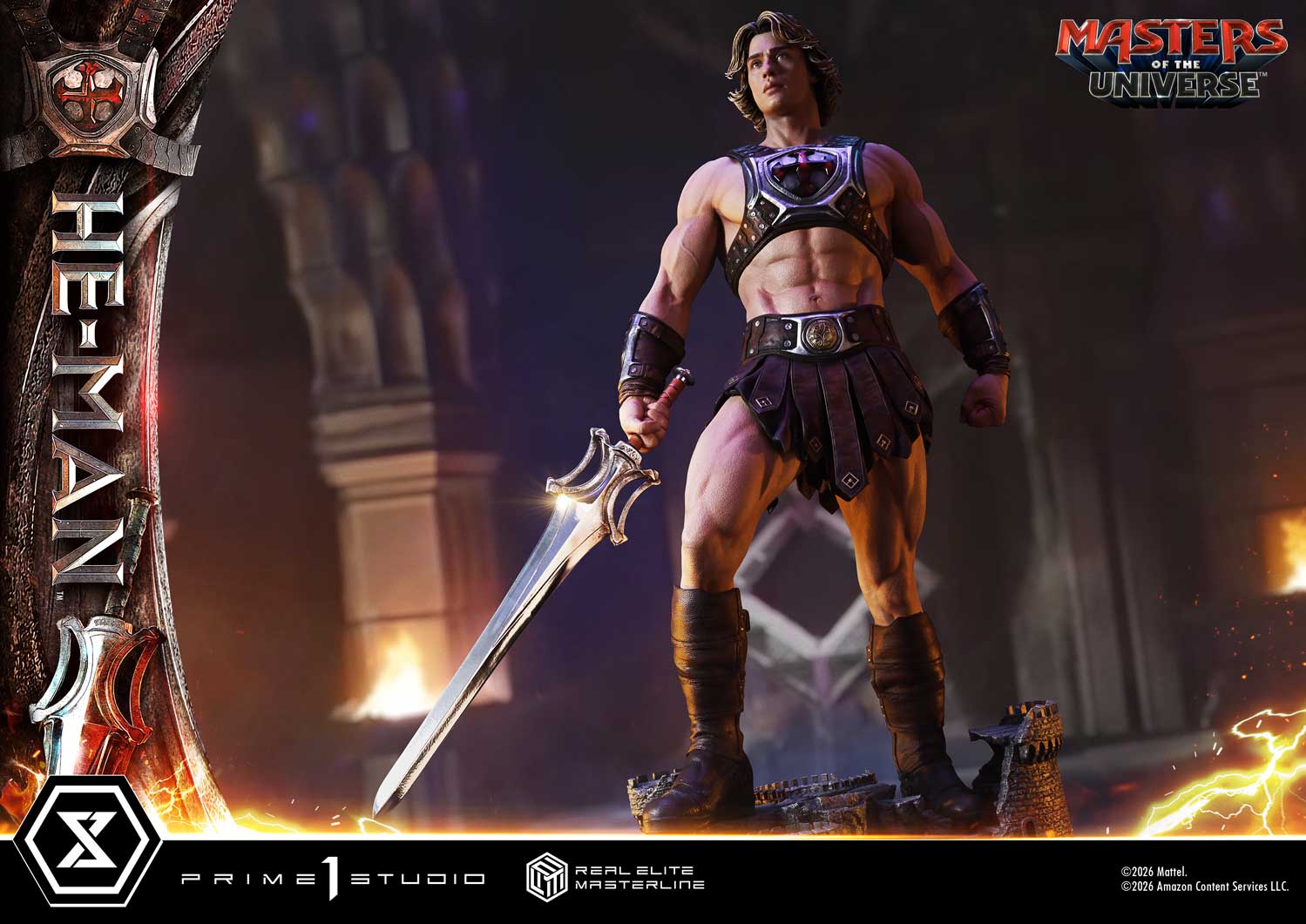 Masters of the Universe (2026) Real Elite Masterline He-Man 1/3 Scale Statue Gallery Image 13