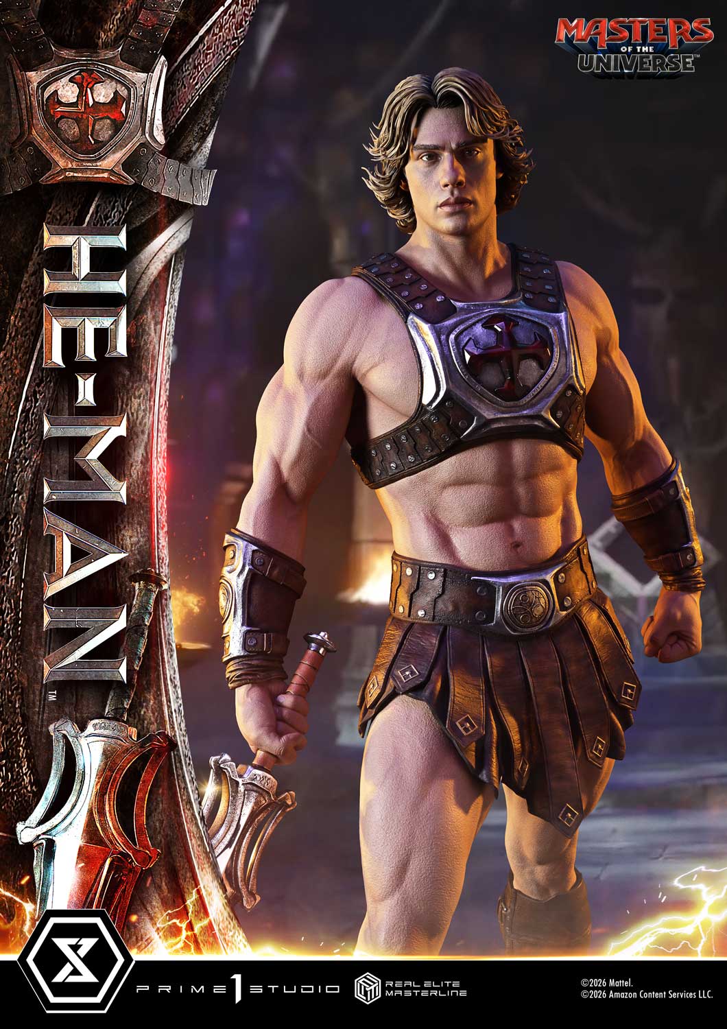 Masters of the Universe (2026) Real Elite Masterline He-Man 1/3 Scale Statue Gallery Image 11