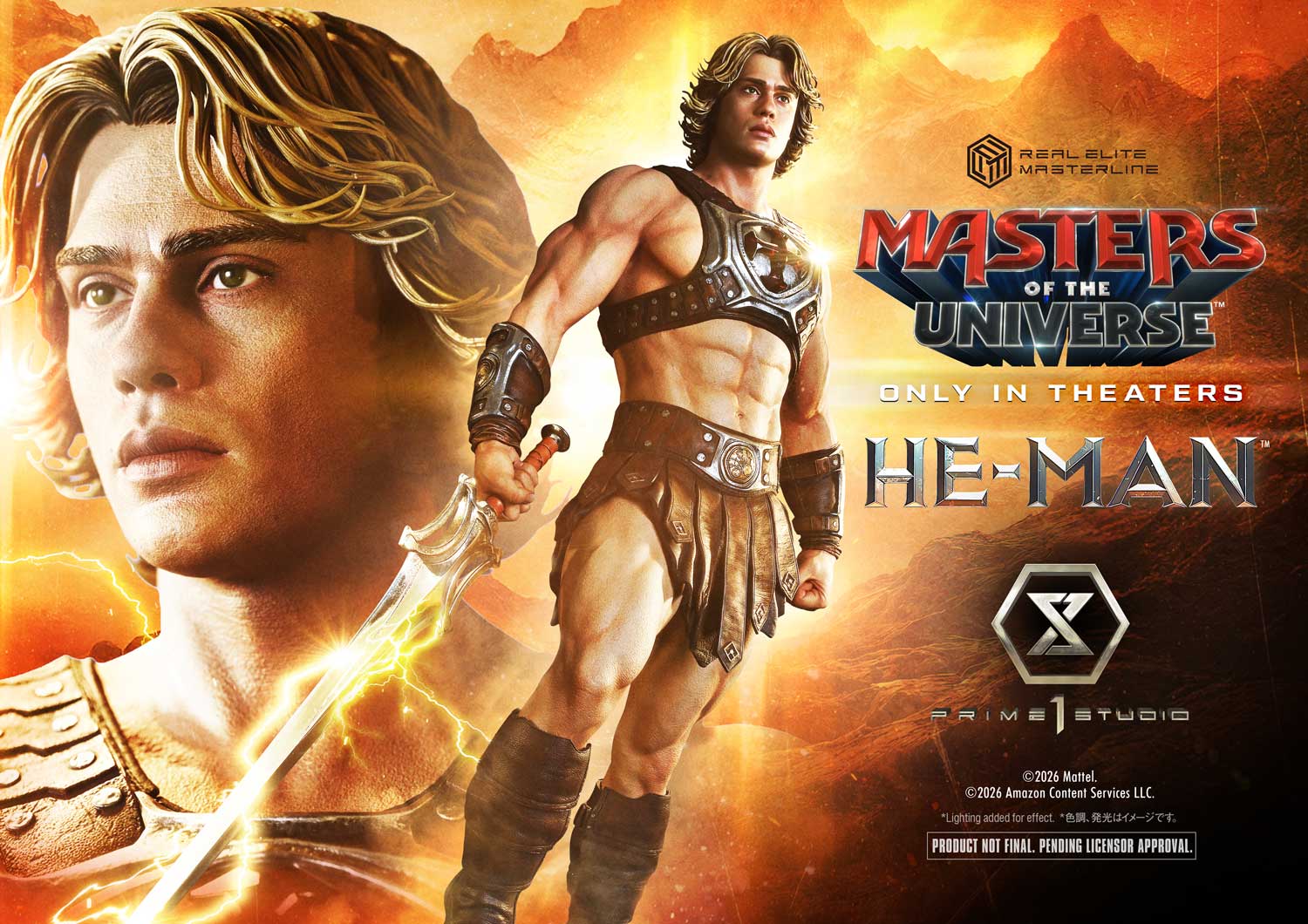 Masters of the Universe (2026) Real Elite Masterline He-Man 1/3 Scale Statue Gallery Image 3