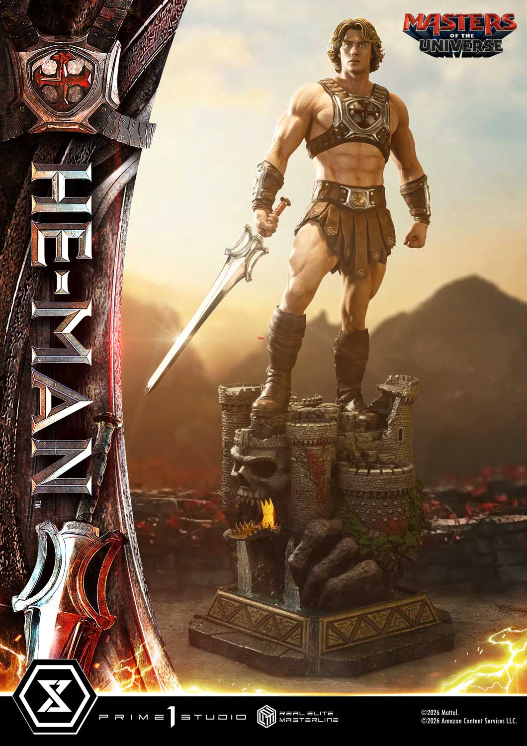Masters of the Universe (2026) Real Elite Masterline He-Man 1/3 Scale Statue Gallery Image 4