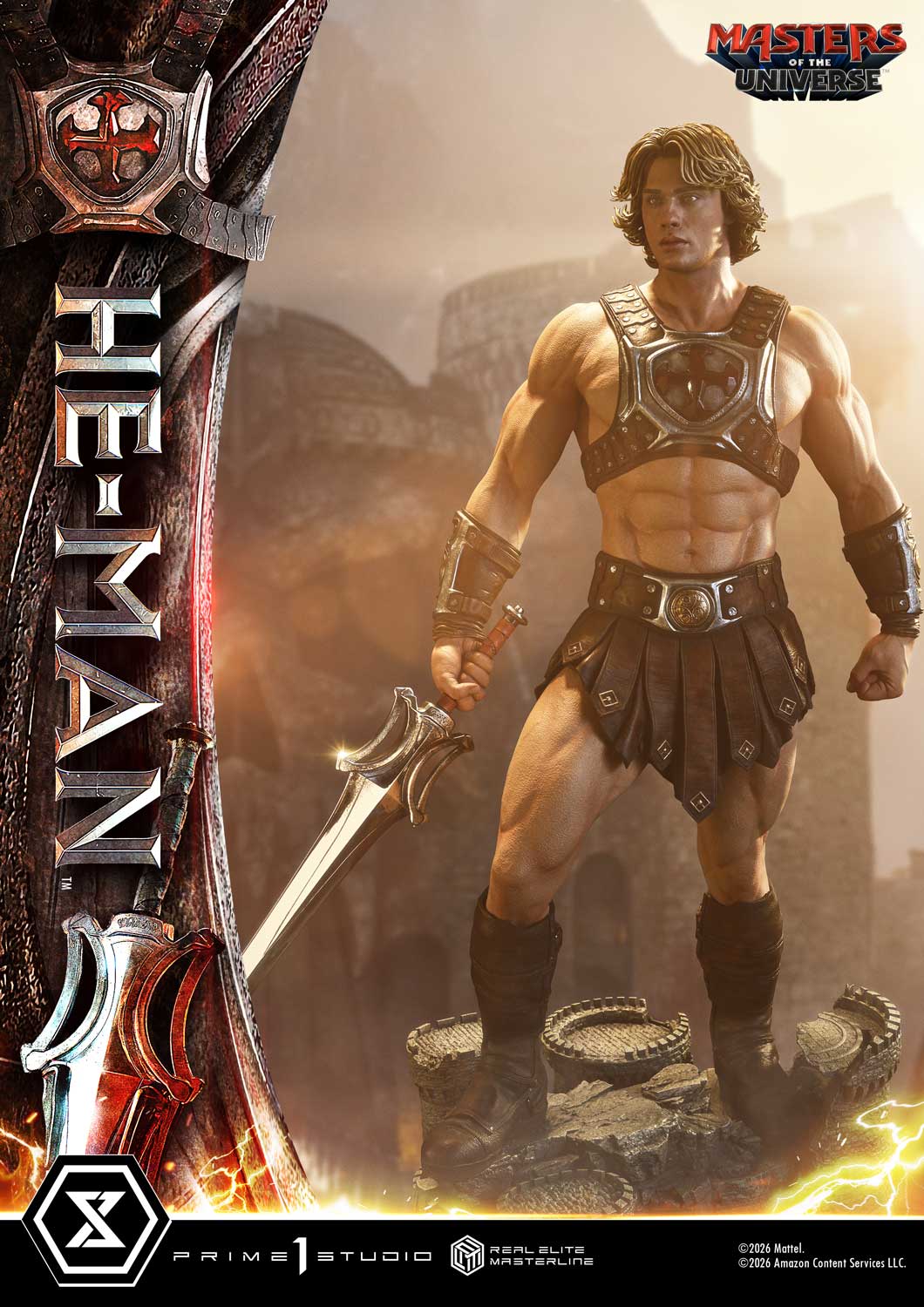 Masters of the Universe (2026) Real Elite Masterline He-Man 1/3 Scale Statue Gallery Image 6