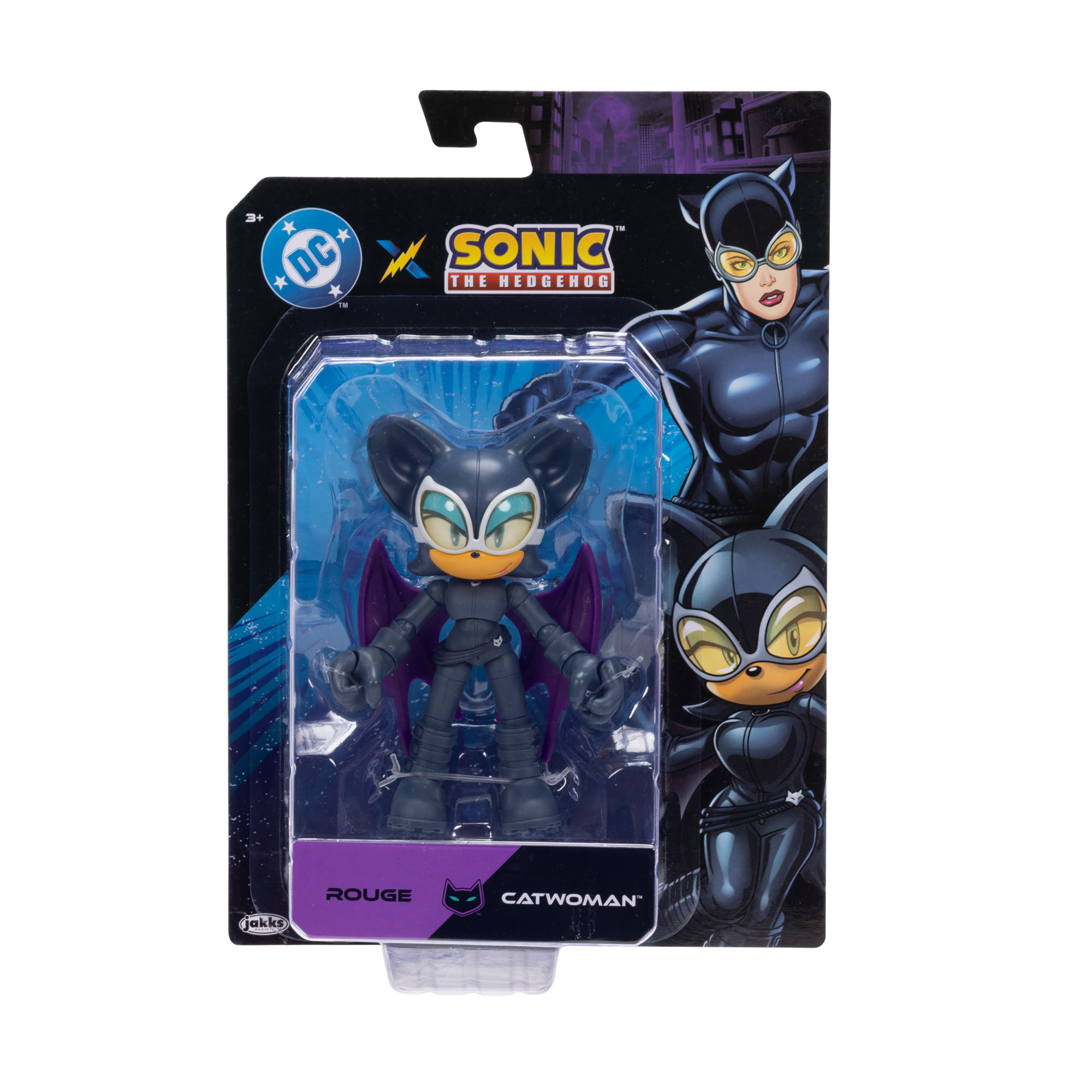 DC x Sonic the Hedgehog Rouge the Bat as Catwoman 5-Inch Scale Action Figure Gallery Image 4