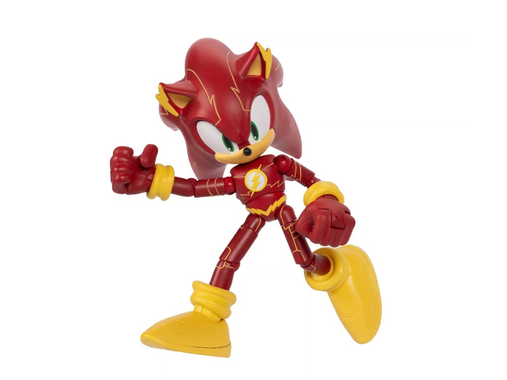 DC x Sonic the Hedgehog Sonic as The Flash 5-Inch Scale Action Figure Gallery Image 1