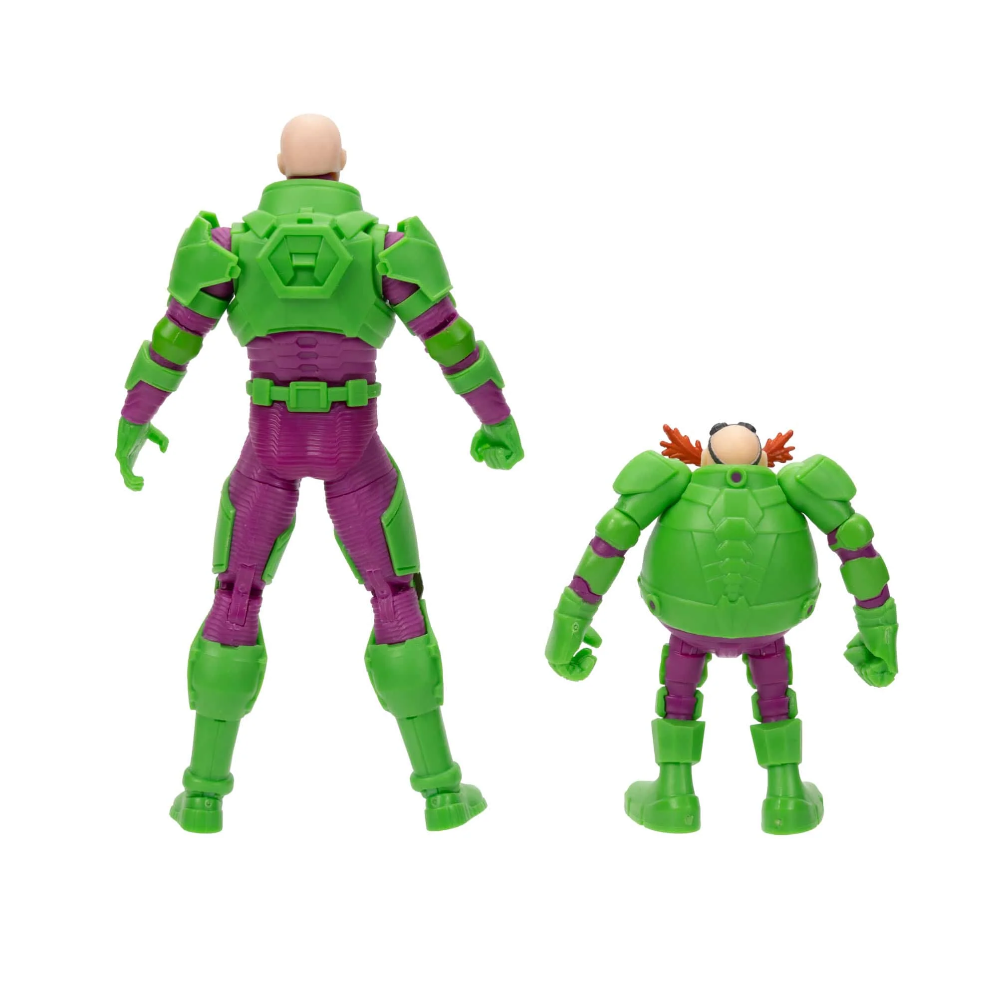DC Comics x Sonic the Hedgehog Dr. Eggman & Lex Luthor Action Figure Two-Pack Gallery Image 4