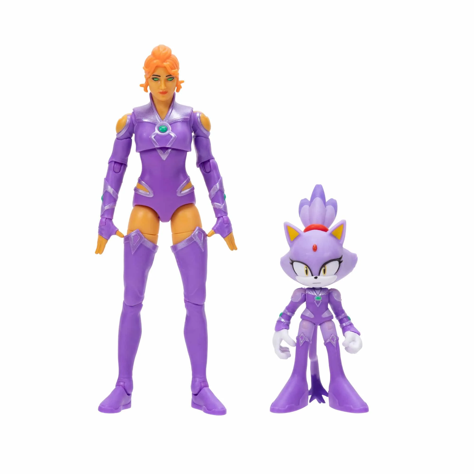 DC Comics x Sonic the Hedgehog Blaze the Cat & Starfire Action Figure Two-Pack Gallery Image 3