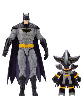 DC Comics x Sonic the Hedgehog Shadow & Batman Action Figure Two-Pack Gallery Image 2