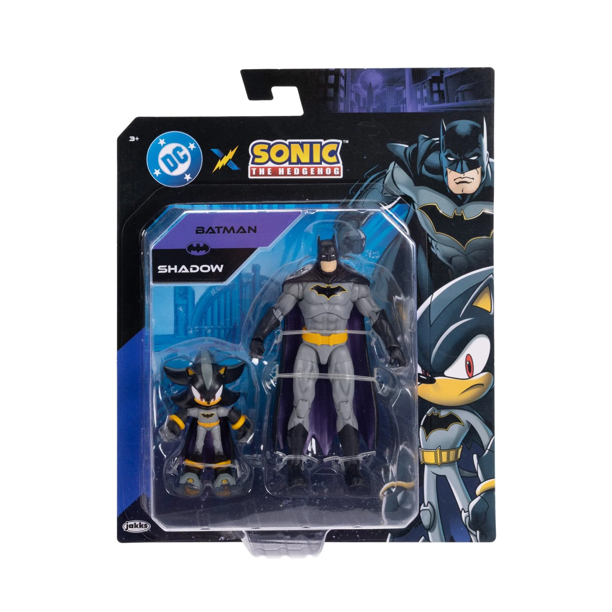 DC Comics x Sonic the Hedgehog Shadow & Batman Action Figure Two-Pack Gallery Image 5