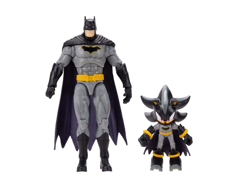 DC Comics x Sonic the Hedgehog Shadow & Batman Action Figure Two-Pack Gallery Image 1