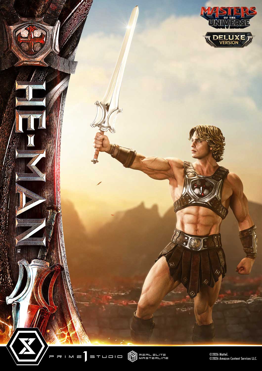 Masters of the Universe (2026) Real Elite Masterline He-Man (Deluxe Ver.) 1/3 Scale Statue Gallery Image 6