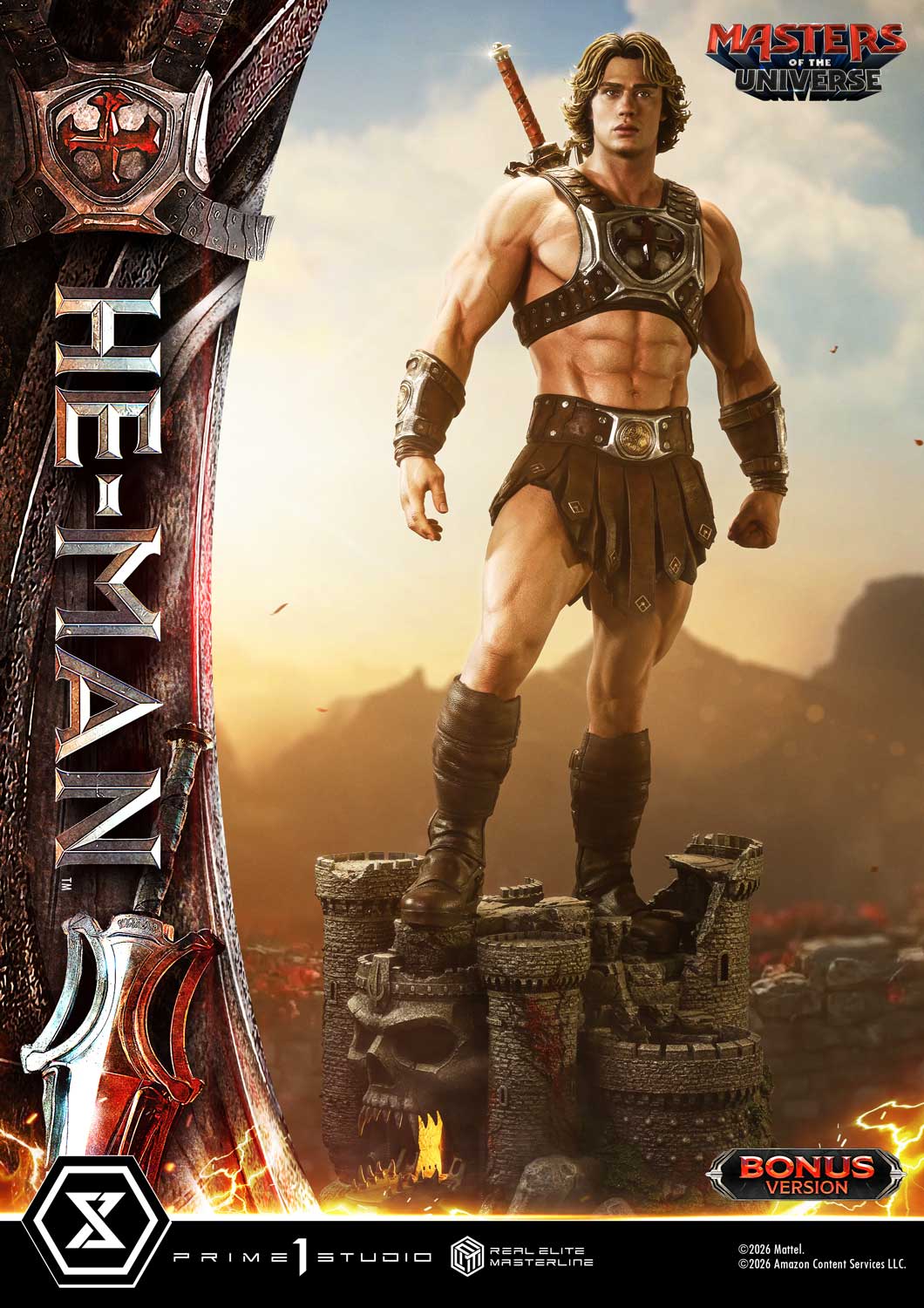 Masters of the Universe (2026) Real Elite Masterline He-Man (Deluxe Bonus Ver.) 1/3 Scale Limited Edition Statue Gallery Image 5