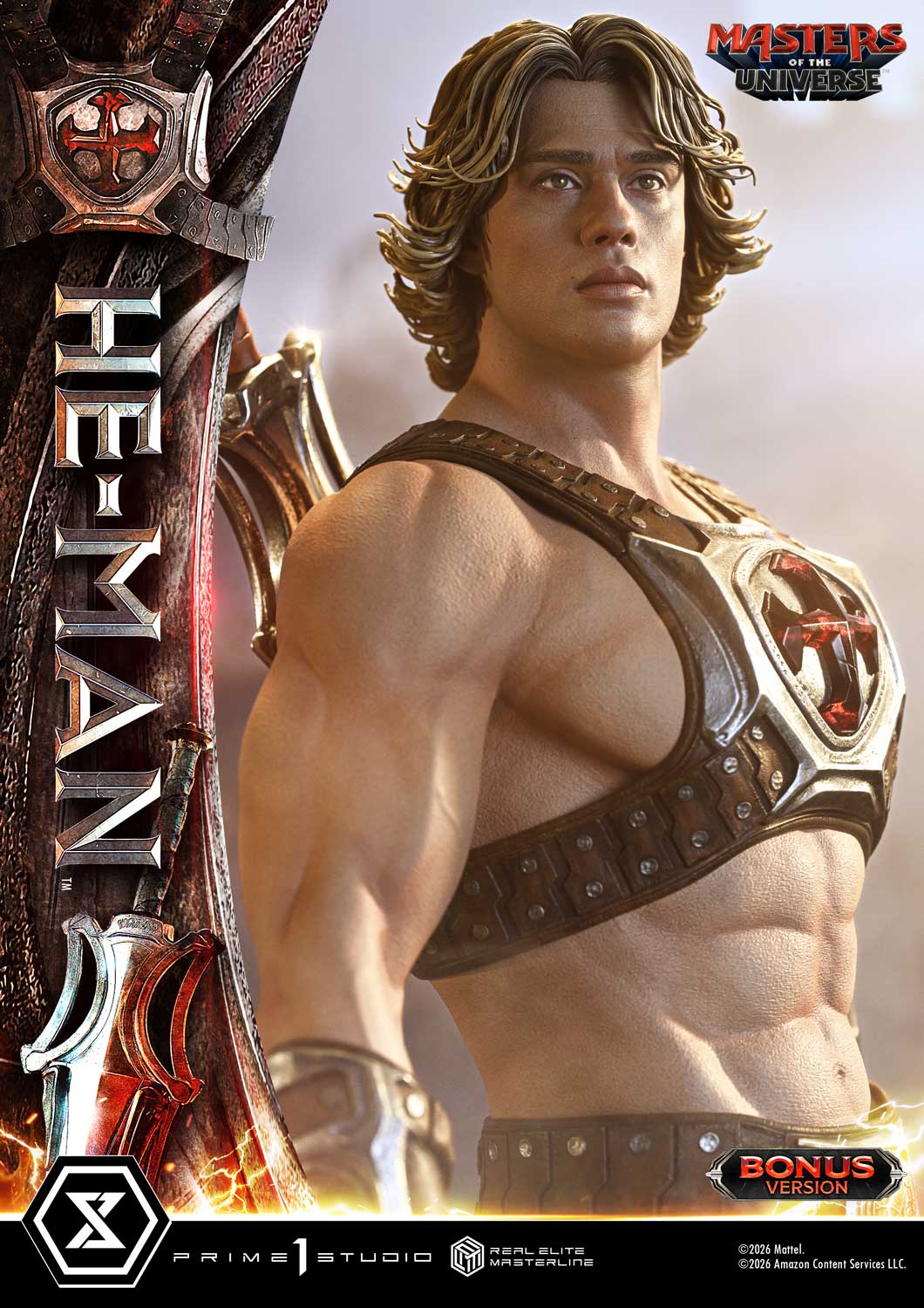 Masters of the Universe (2026) Real Elite Masterline He-Man (Deluxe Bonus Ver.) 1/3 Scale Limited Edition Statue Gallery Image 11