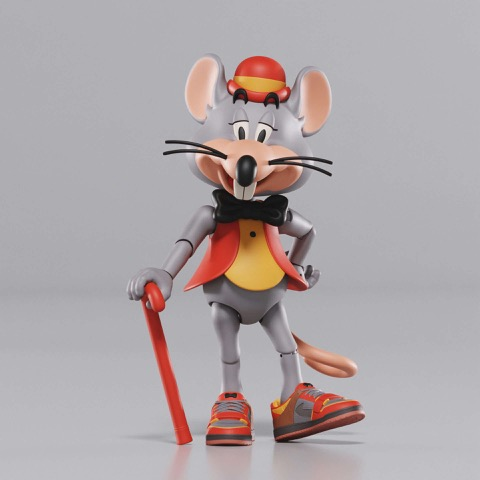 Chuck E. Cheese 50th Anniversary Chuck E. Cheese (Standard) 1/12 Scale Limited Edition Action Figure Gallery Image 3