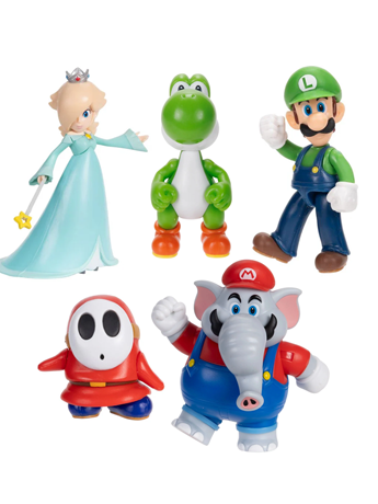 Image of World of Nintendo Wave 59 2.5-Inch Scale Set of 5 Limited Articulation Figures