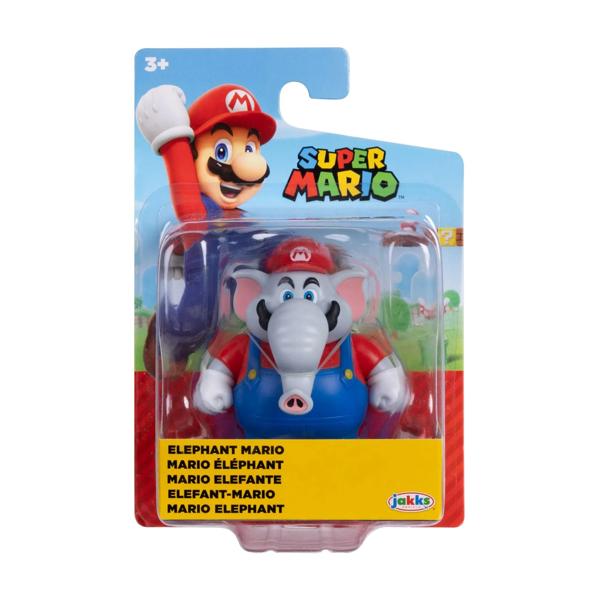 World of Nintendo Elephant Mario 2.5-Inch Scale Limited Articulation Figure Gallery Image 7