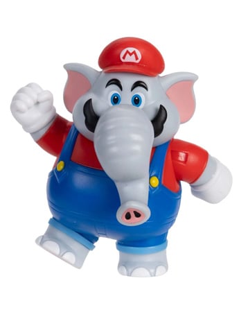 World of Nintendo Elephant Mario 2.5-Inch Scale Limited Articulation Figure Gallery Image 2