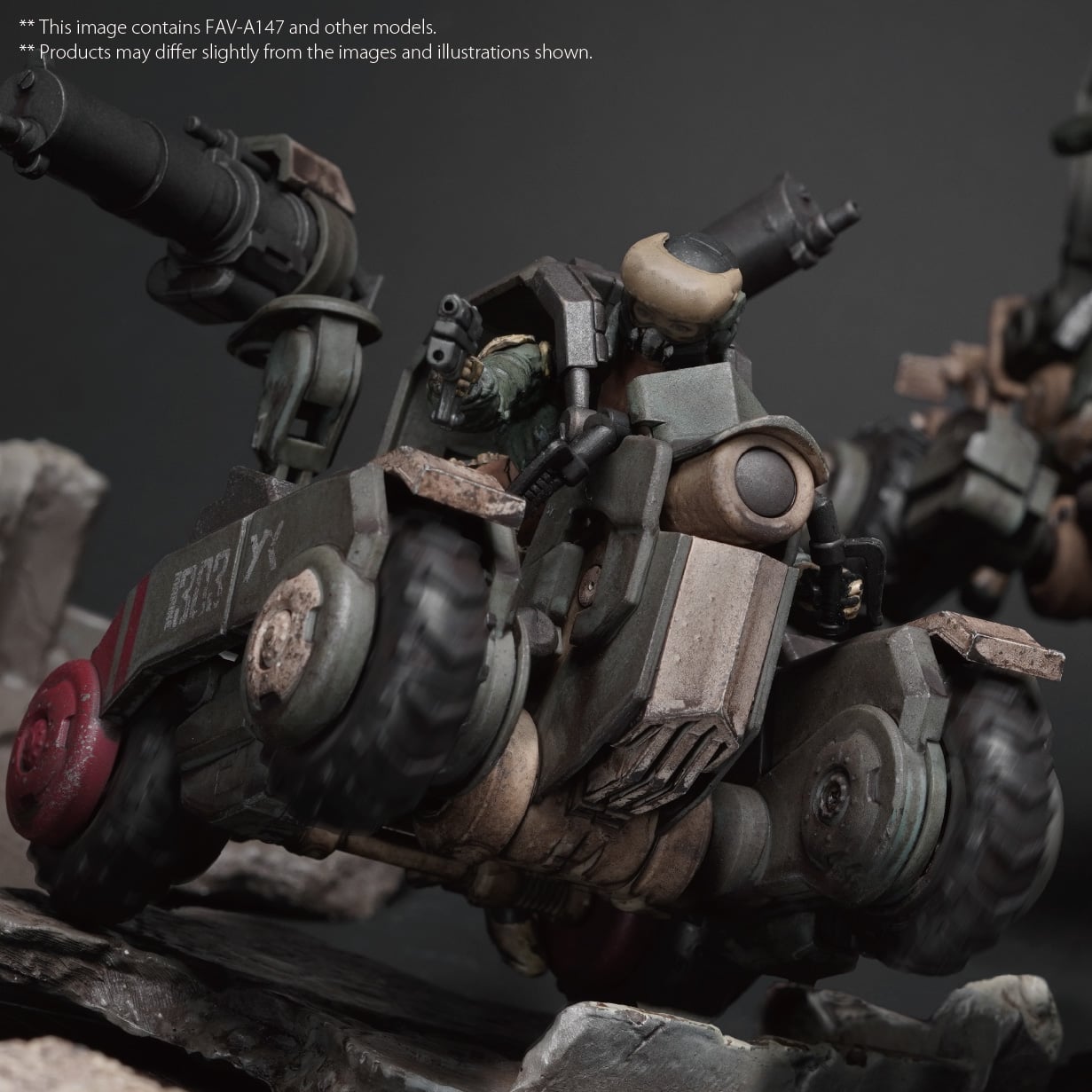 Acid Rain World FAV-A147 Veloraptor Speeder MK1m-4 1/18 Scale Vehicle Gallery Image 8