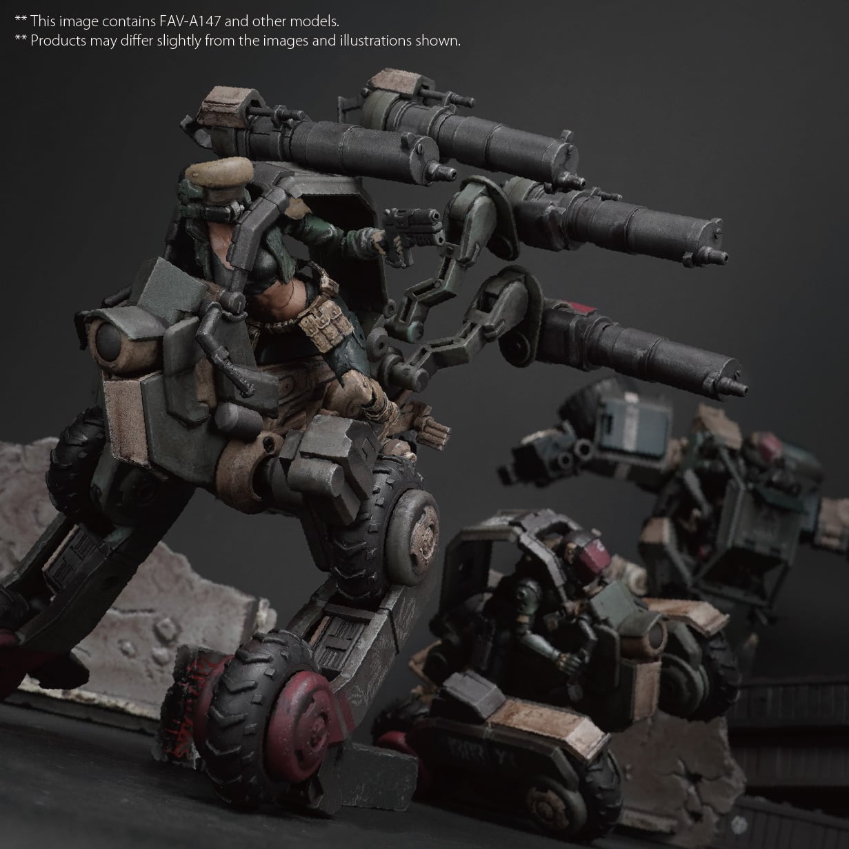 Acid Rain World FAV-A147 Veloraptor Speeder MK1m-4 1/18 Scale Vehicle Gallery Image 12