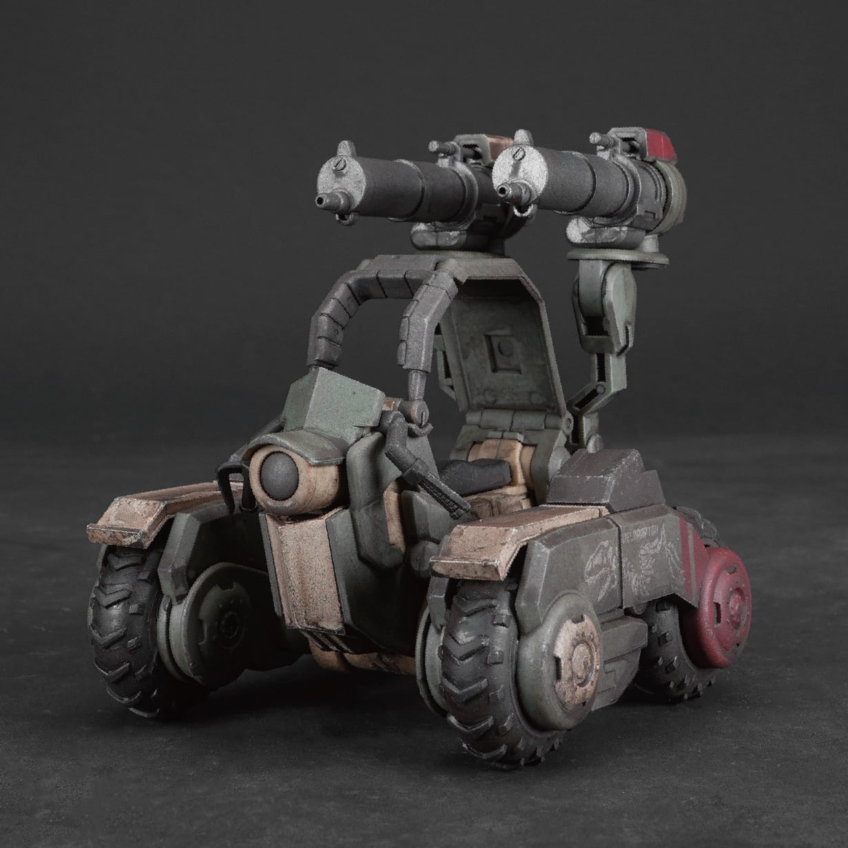 Acid Rain World FAV-A147 Veloraptor Speeder MK1m-4 1/18 Scale Vehicle Gallery Image 3