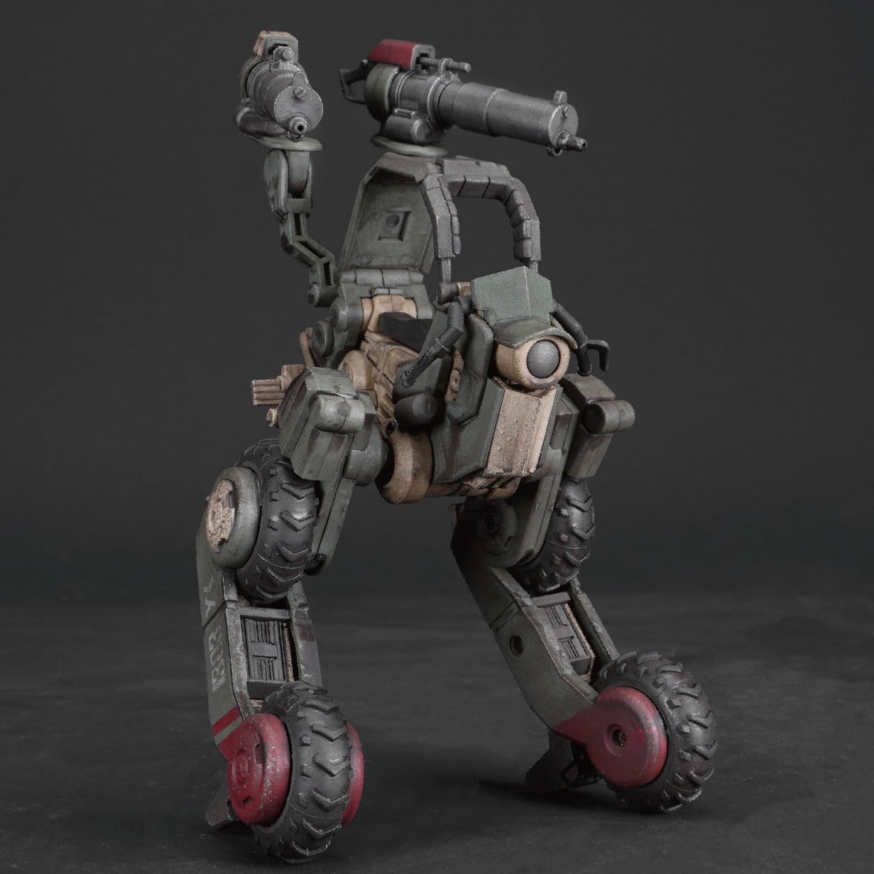 Acid Rain World FAV-A147 Veloraptor Speeder MK1m-4 1/18 Scale Vehicle Gallery Image 4