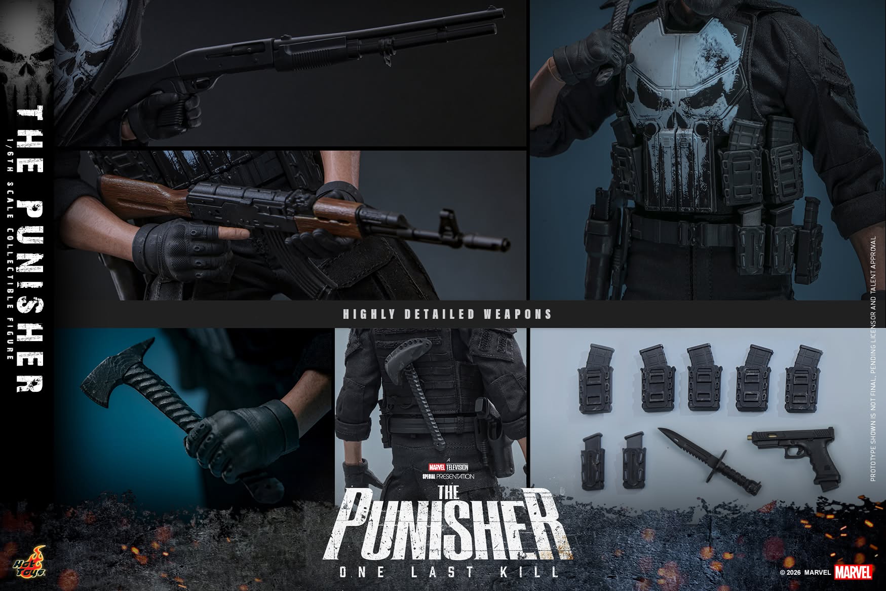 The Punisher: One Last Kill TMS190 The Punisher 1/6th Scale Collectible Figure Gallery Image 18