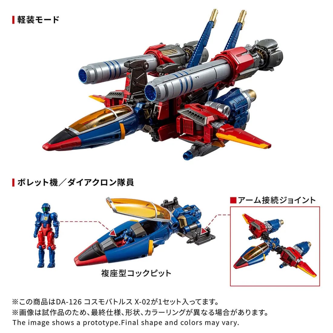Diaclone DA-126 Cosmo Battles X-02 Gallery Image 6
