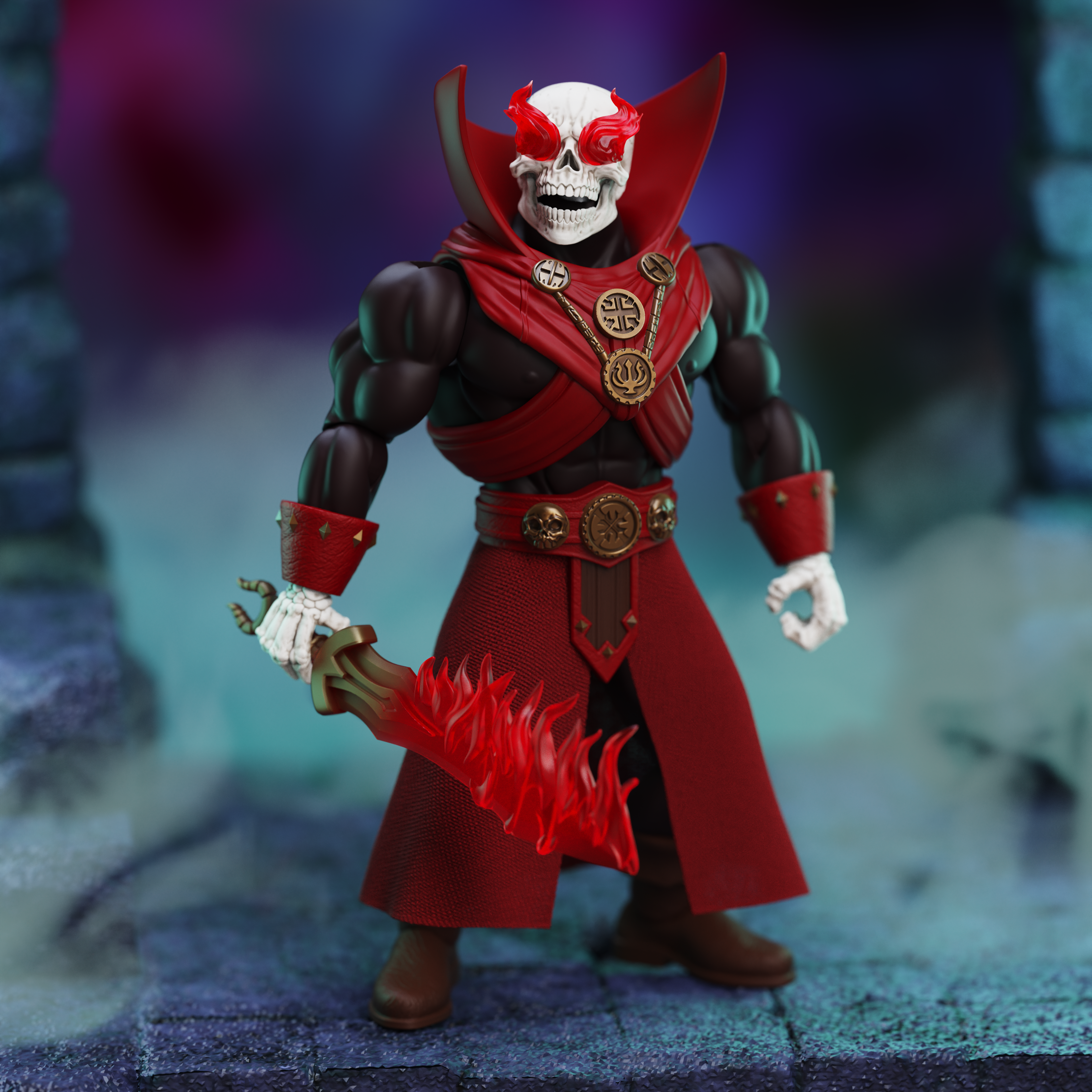 Immortal Champions Thulsa Doom- Undead Sorcerer Action Figure Gallery Image 4