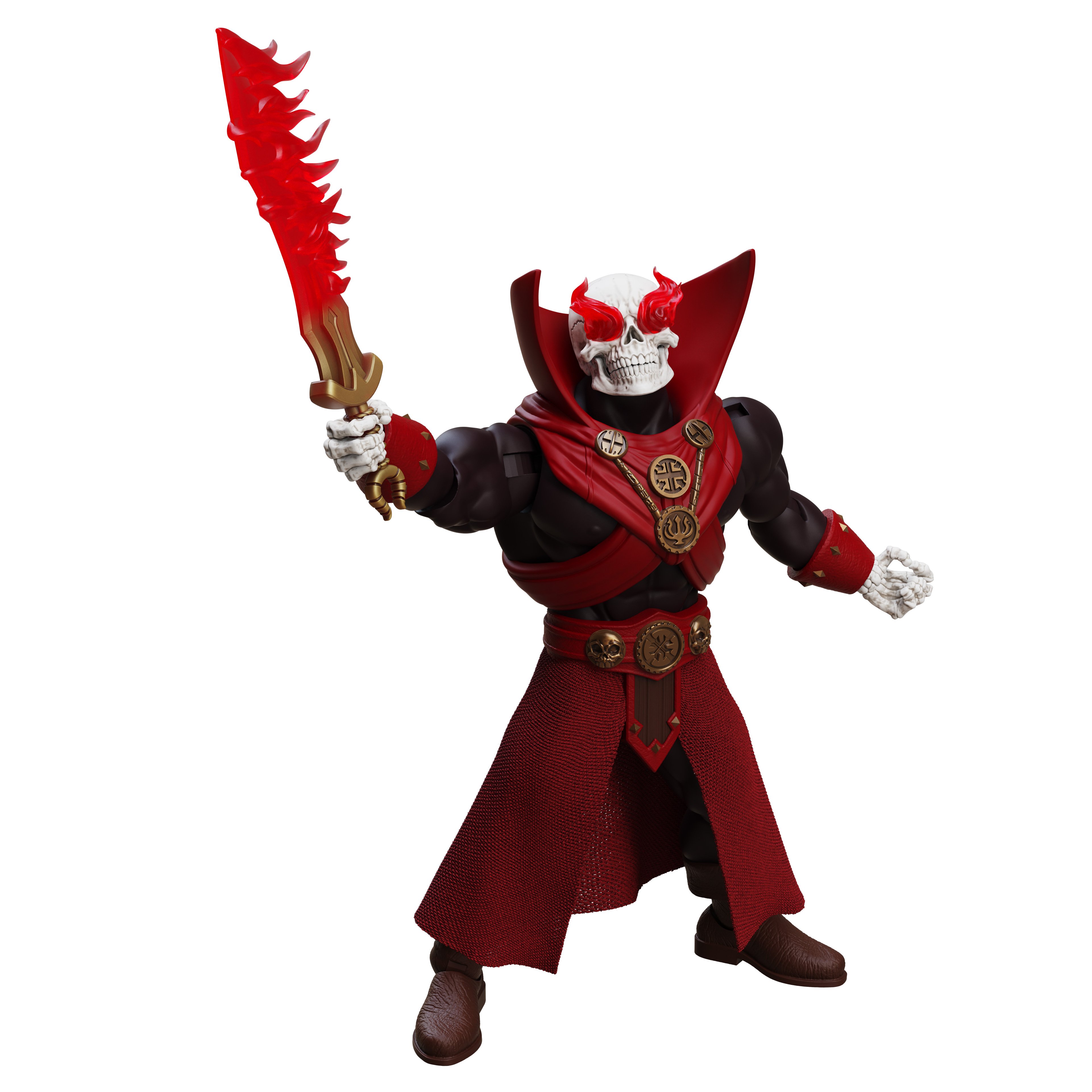 Immortal Champions Thulsa Doom- Undead Sorcerer Action Figure Gallery Image 6