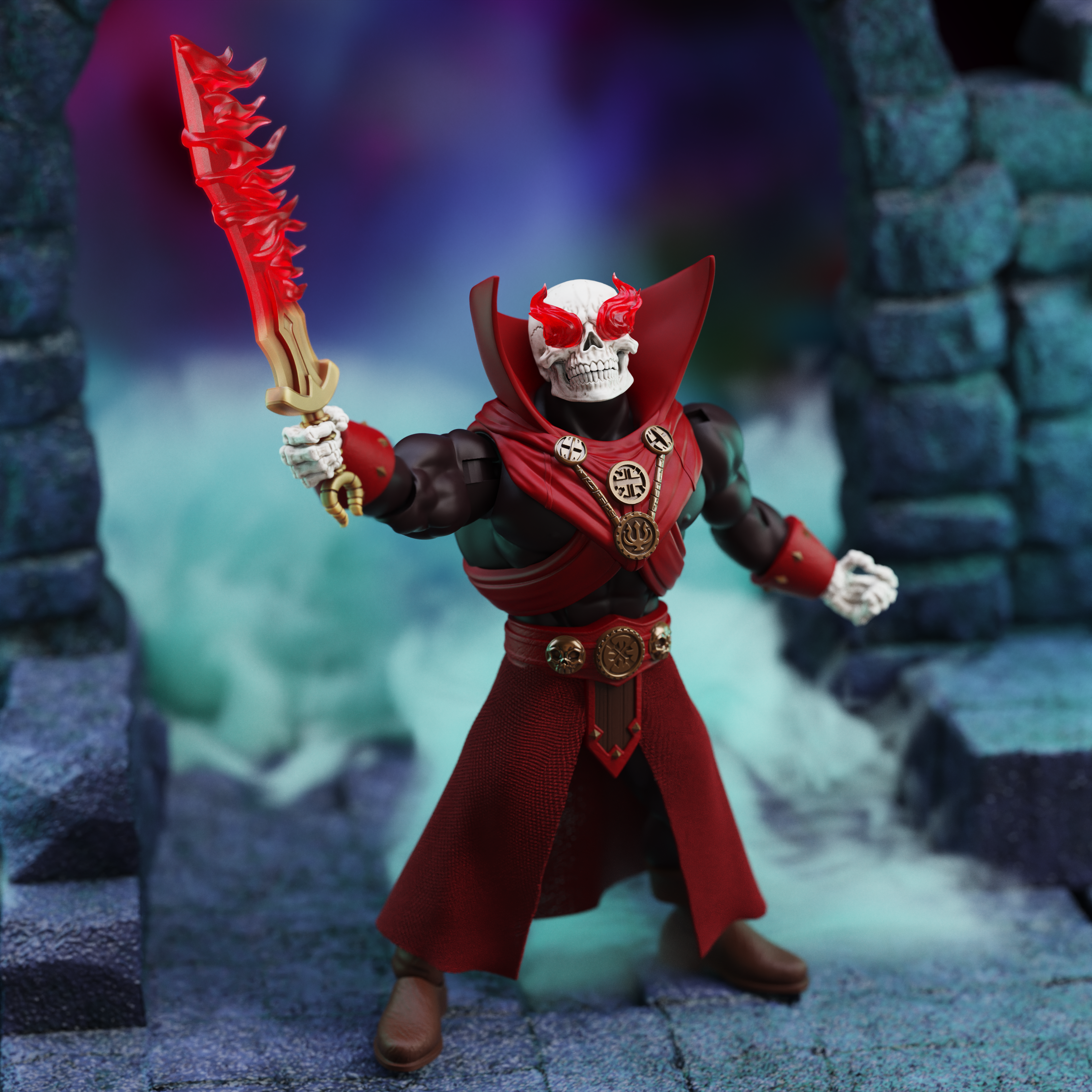 Immortal Champions Thulsa Doom- Undead Sorcerer Action Figure Gallery Image 3