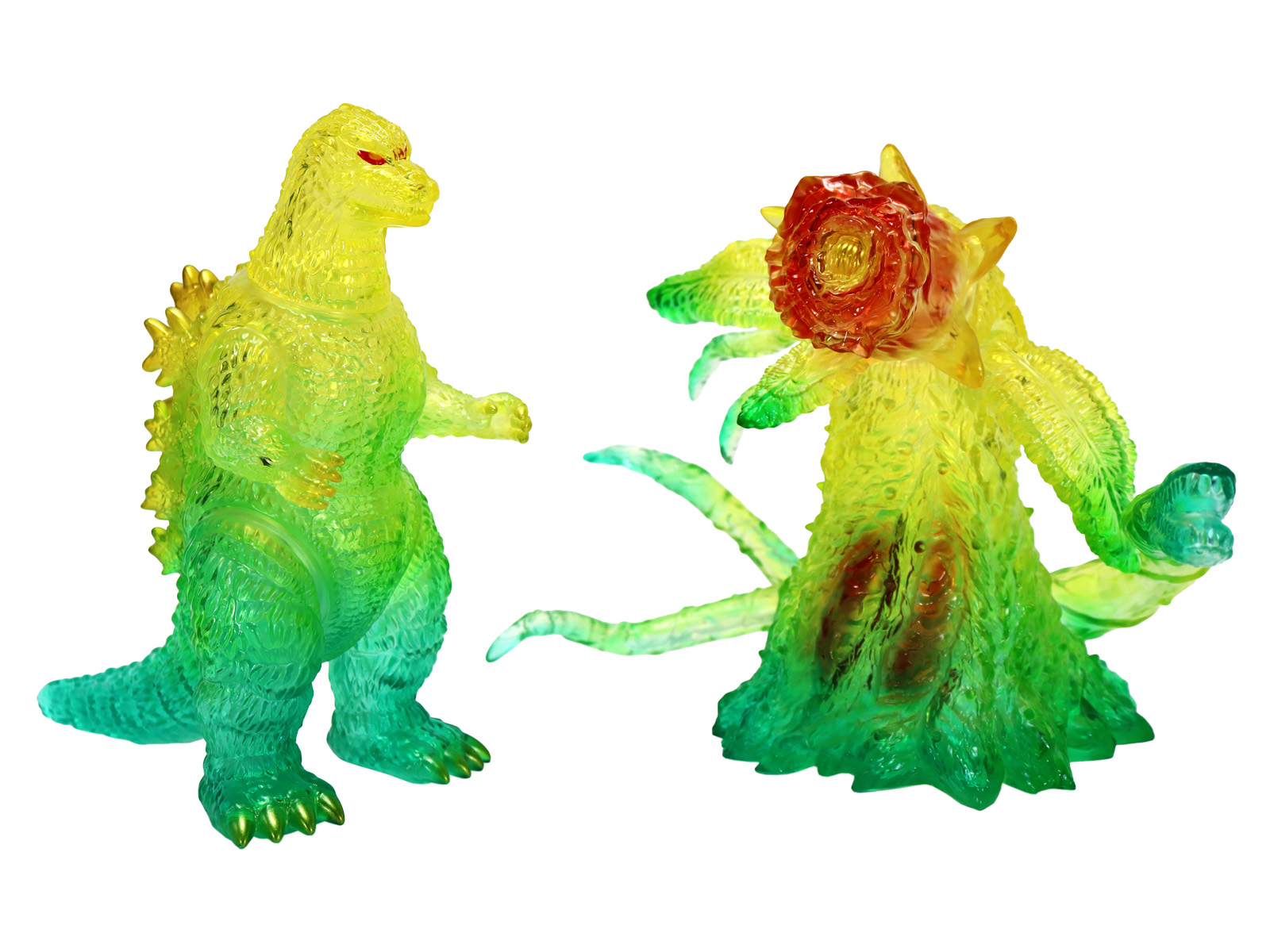 Godzilla vs. Biollante (1989) Middle Size Series Godzilla EX 18th Edition Biollante Flower Beast Form (Poster Image Clear Ver.) Figure Gallery Image 8