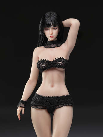 Female Body (Suntan Medium Bust) 1/12 Scale Body (TB-DD02XS with Head Sculpt) Gallery Image 2