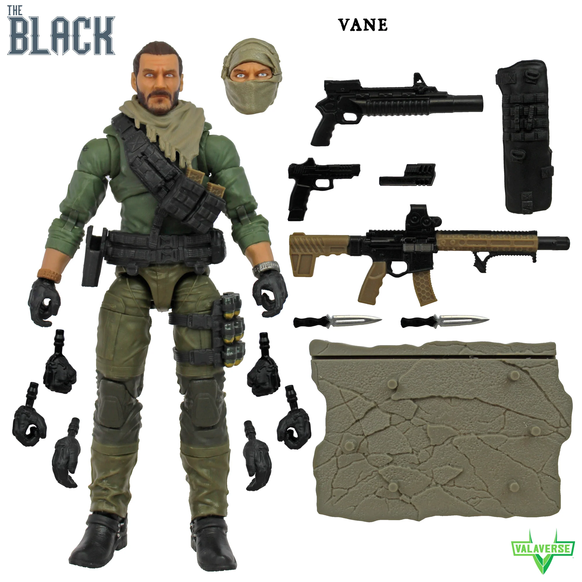 The Black Vane 1/12 Scale Action Figure Gallery Image 4