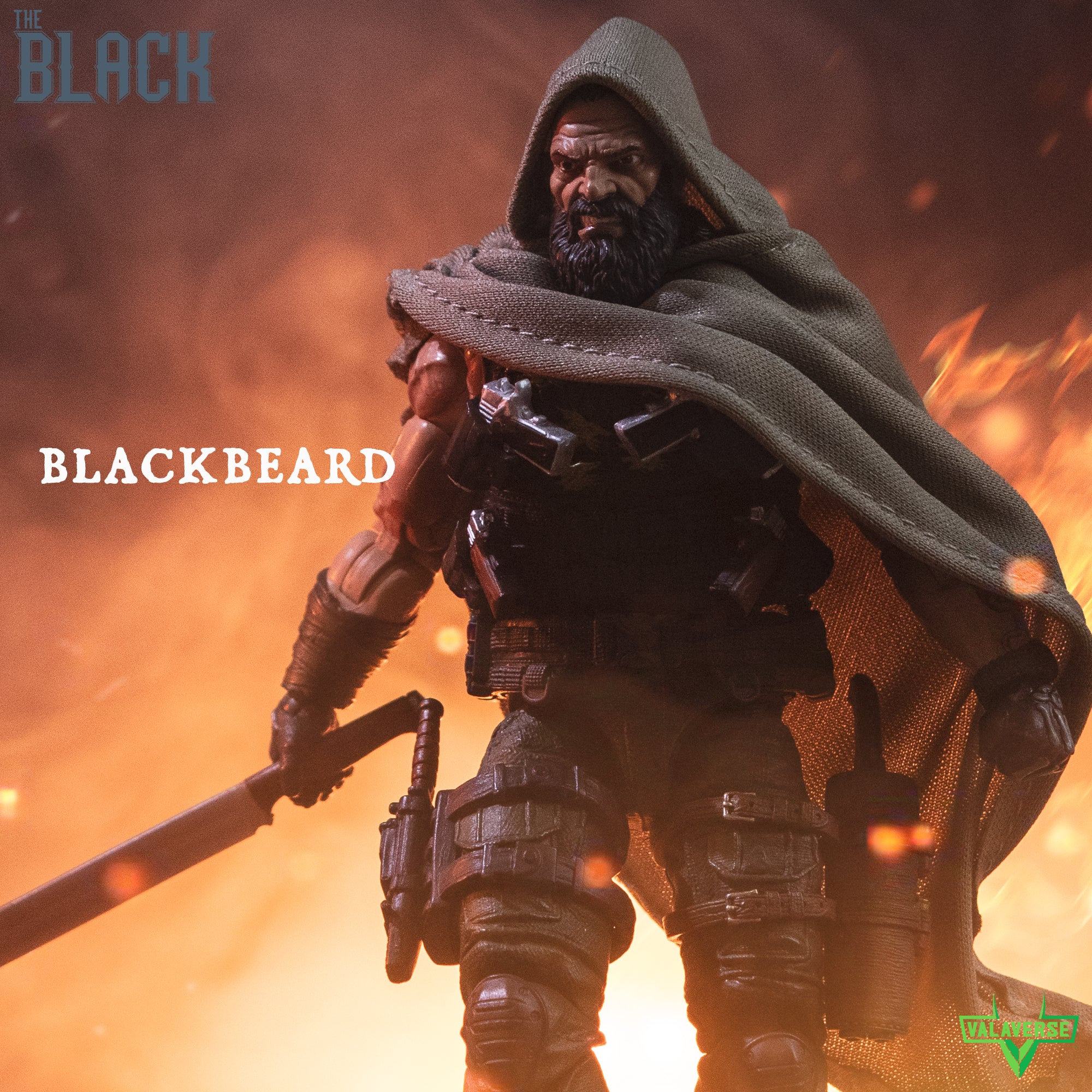 The Black Blackbeard 1/12 Scale Action Figure Gallery Image 3