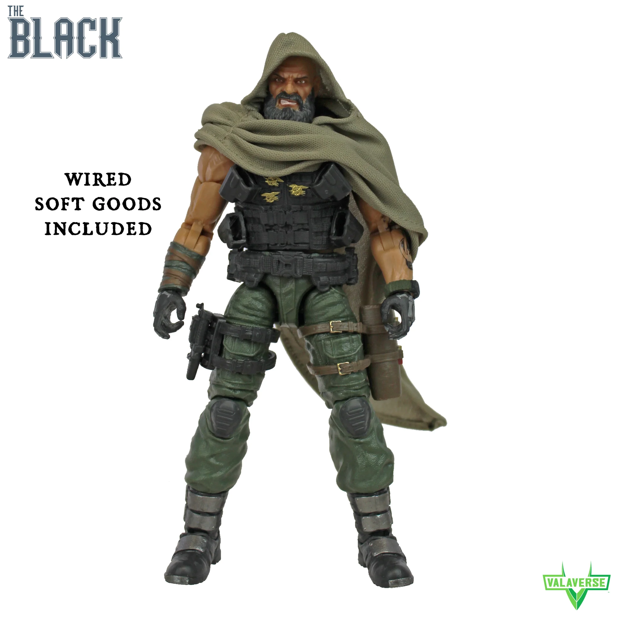 The Black Blackbeard 1/12 Scale Action Figure Gallery Image 4