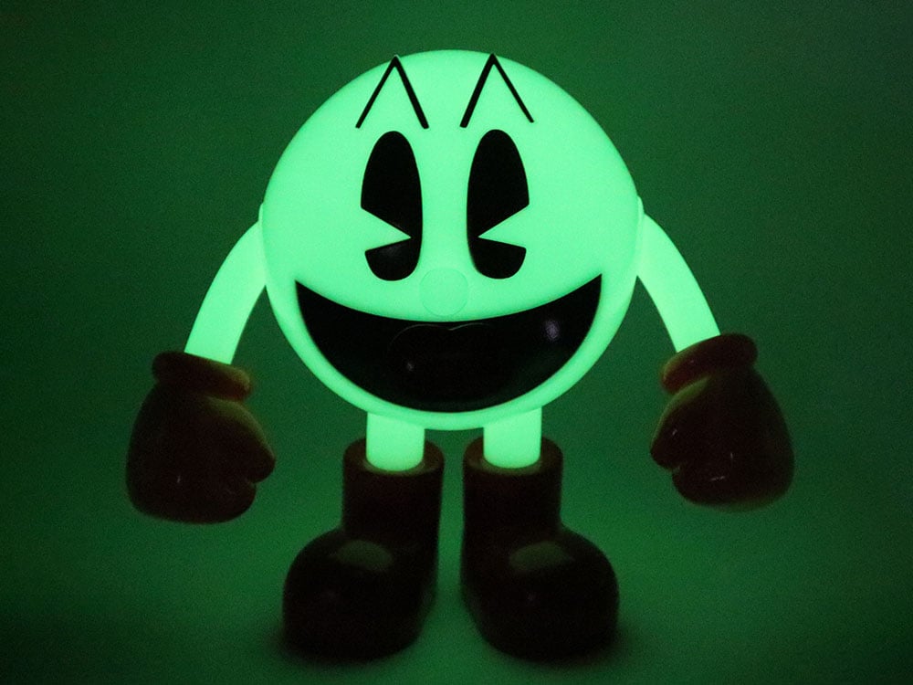 Pac-Man SOFVIPS Pac-Man (Yellow Glow-in-the-Dark Ver.) Soft Vinyl Figure Gallery Image 1