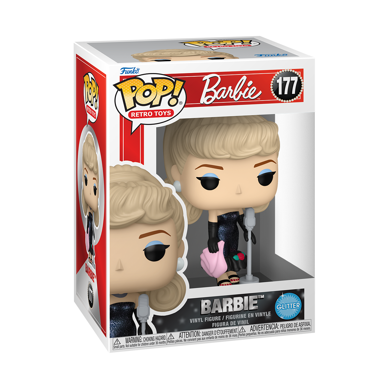 Barbie Pop! Retro Toys #177 Barbie (Glitter) Gallery Image 3